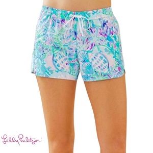 Lilly Pulitzer Amethyst Tint Luxletic Run Around Shorts NWT XS